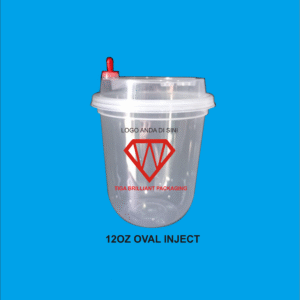 cup inject 12 oz oval