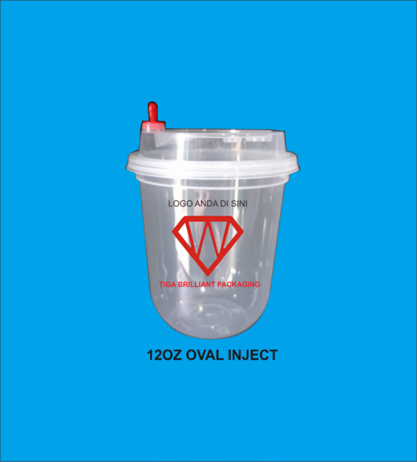 cup inject 12 oz oval