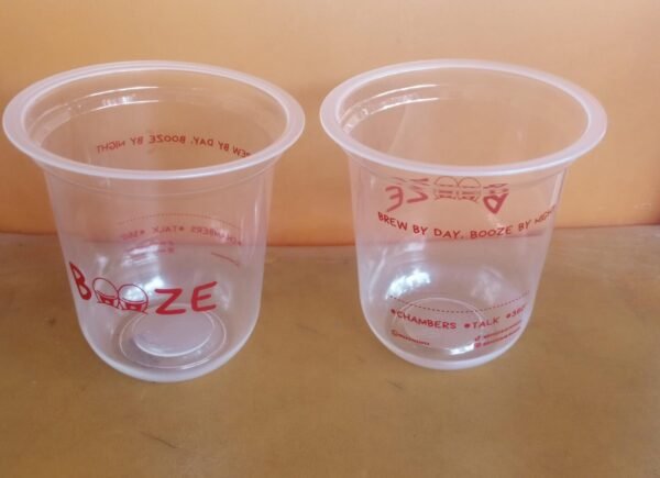 sablon cup 12 oz 1 warna tinta merah