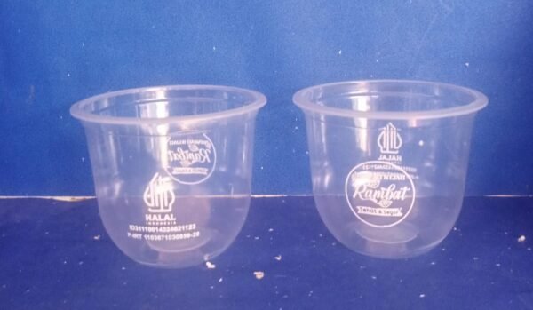 10oz oval logo satu warna logo putih
