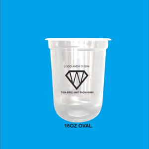 sablon cup 16 oz logo 1 warna