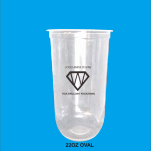 sablon cup 22oz logo satu warna